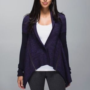 Lululemon purple wrap it up sweater